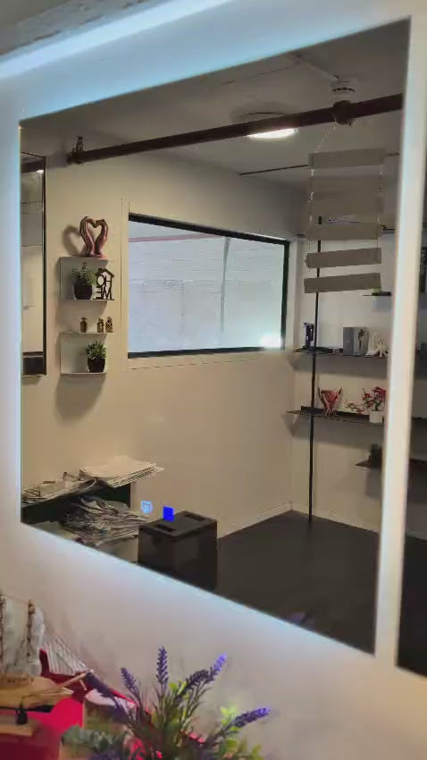 הרכה מפסק מגע על המראה | אגן ברזל