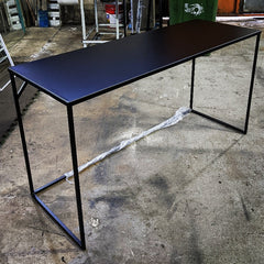 שולחן ברזל שחור לפי מידה